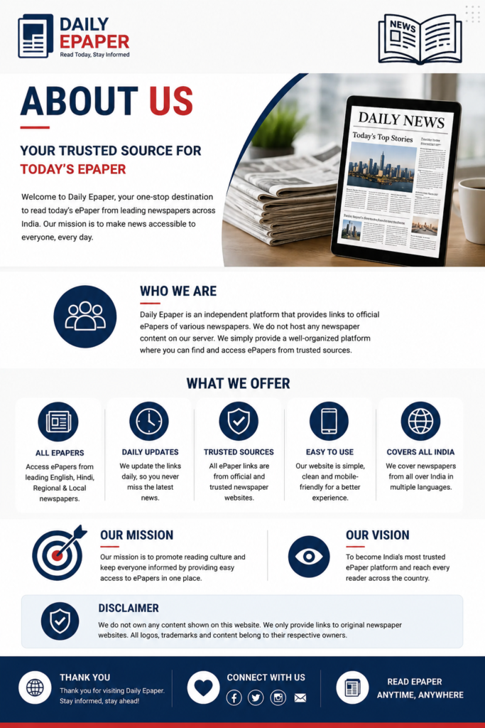 About us Daily Epaper