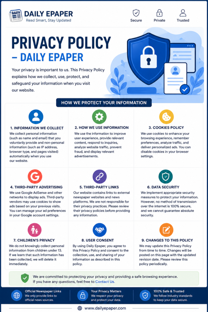 Privacy Policy – Daily Epaper